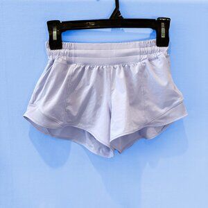 Lululemon Running Shorts, Hotty Hot Low-Rise Lined Short 2.5", size 4